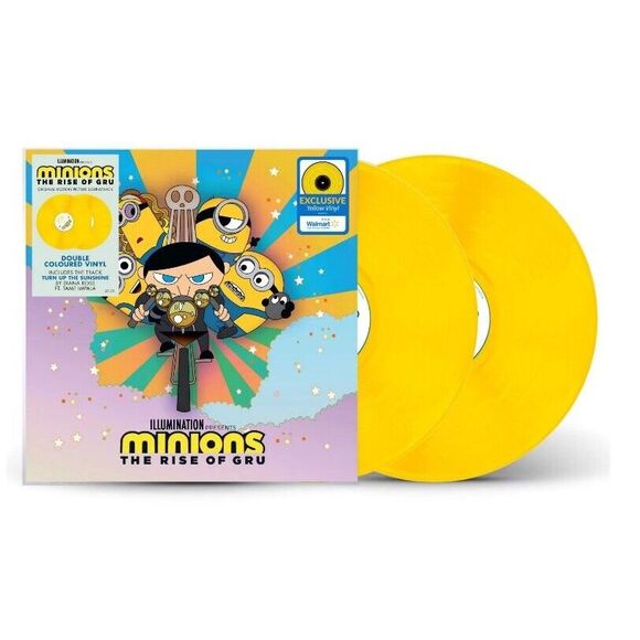 Minions The Rise Of Gru Exclusive Yellow Color Vinyl Limited Edition NEW SEALED